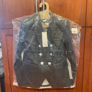 BRAND NEW VERONICA BEARD MILLER LEATHER DICKEY JACKET